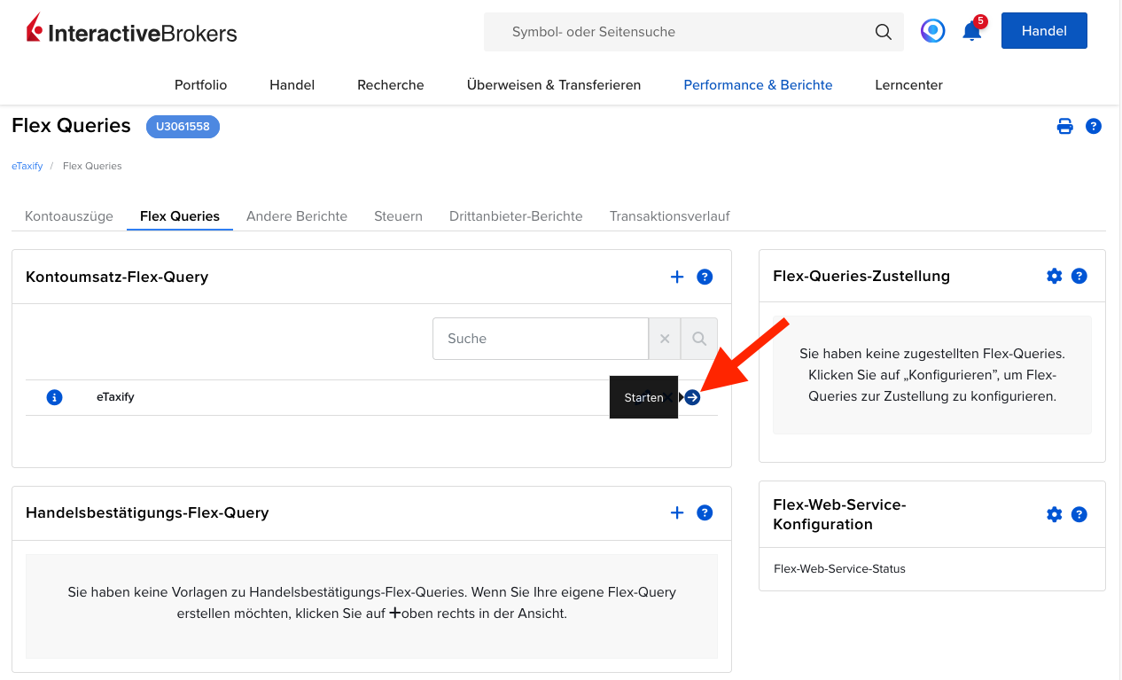 Step 6: Run the Flex Query