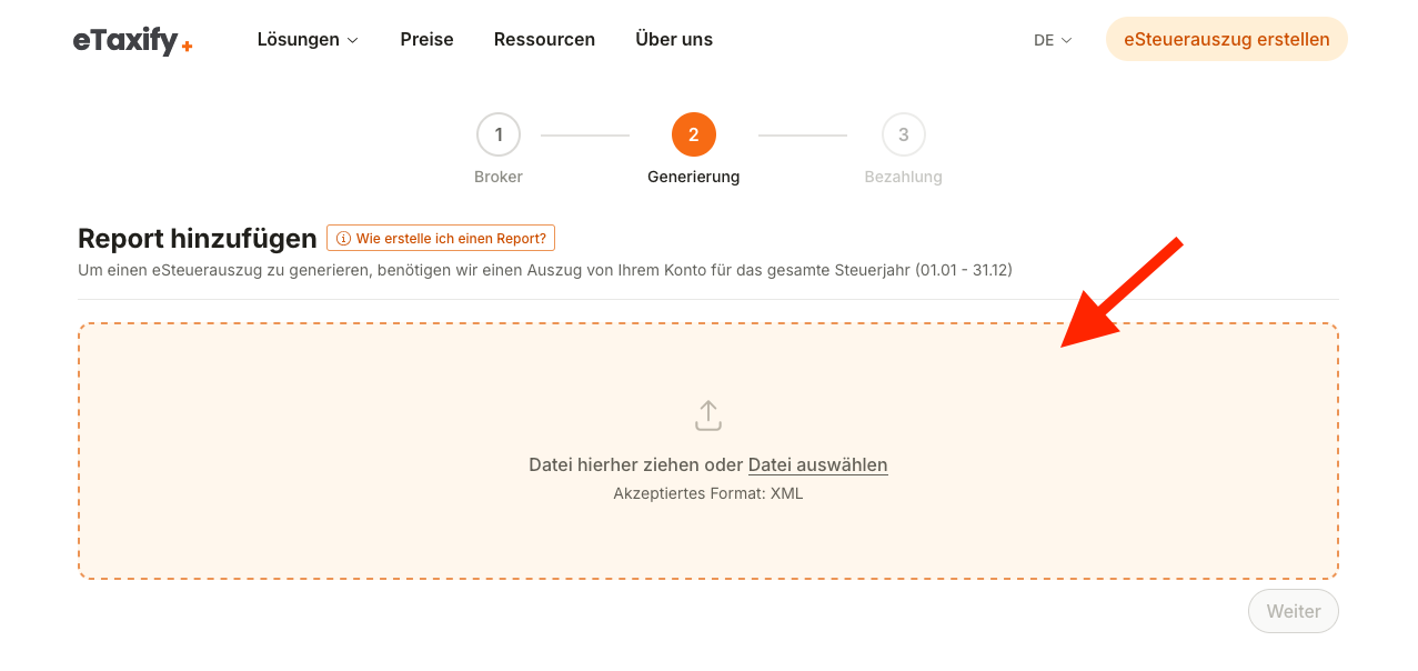 Step 8: Upload to eTaxify