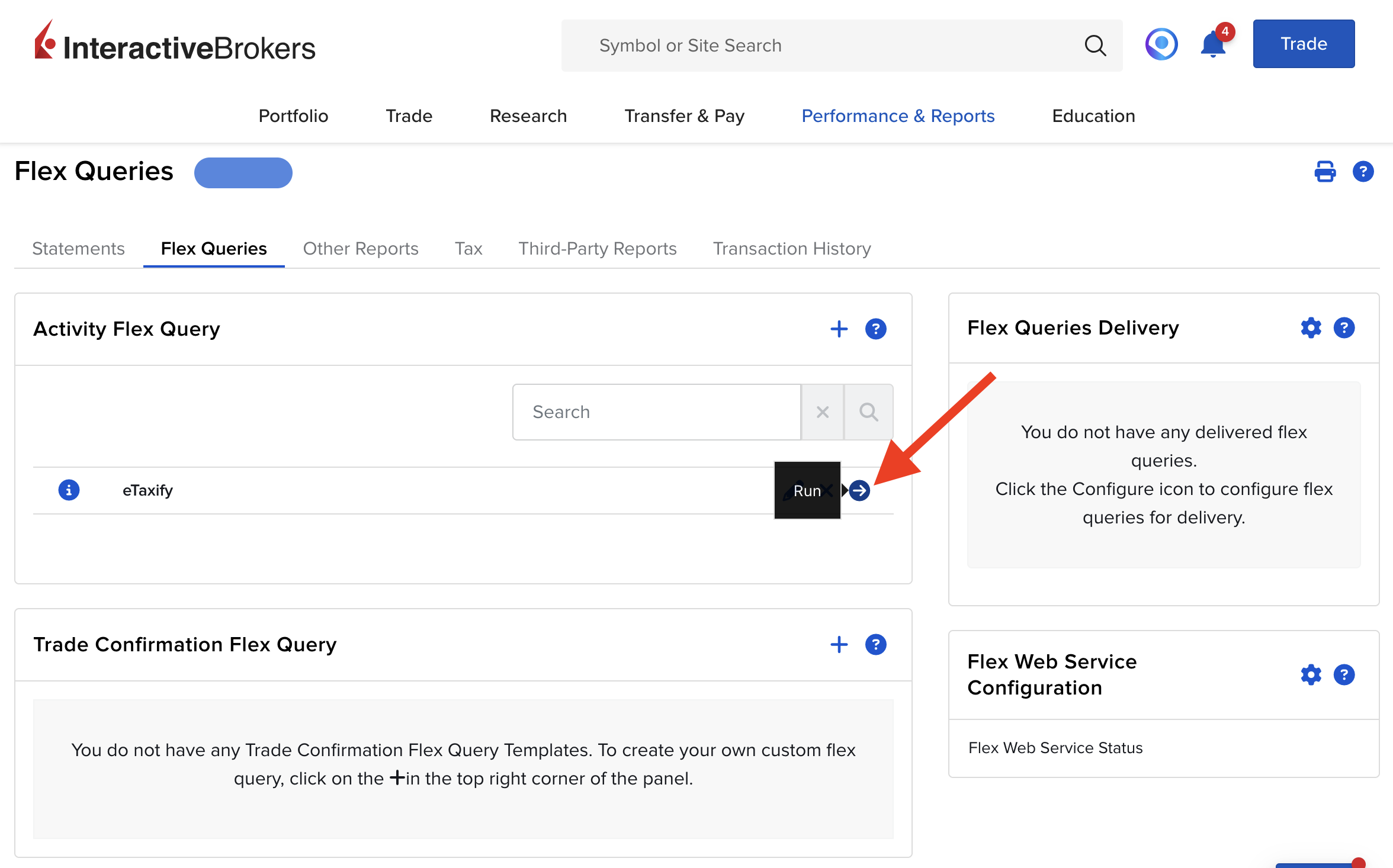 Step 6: Run the Flex Query