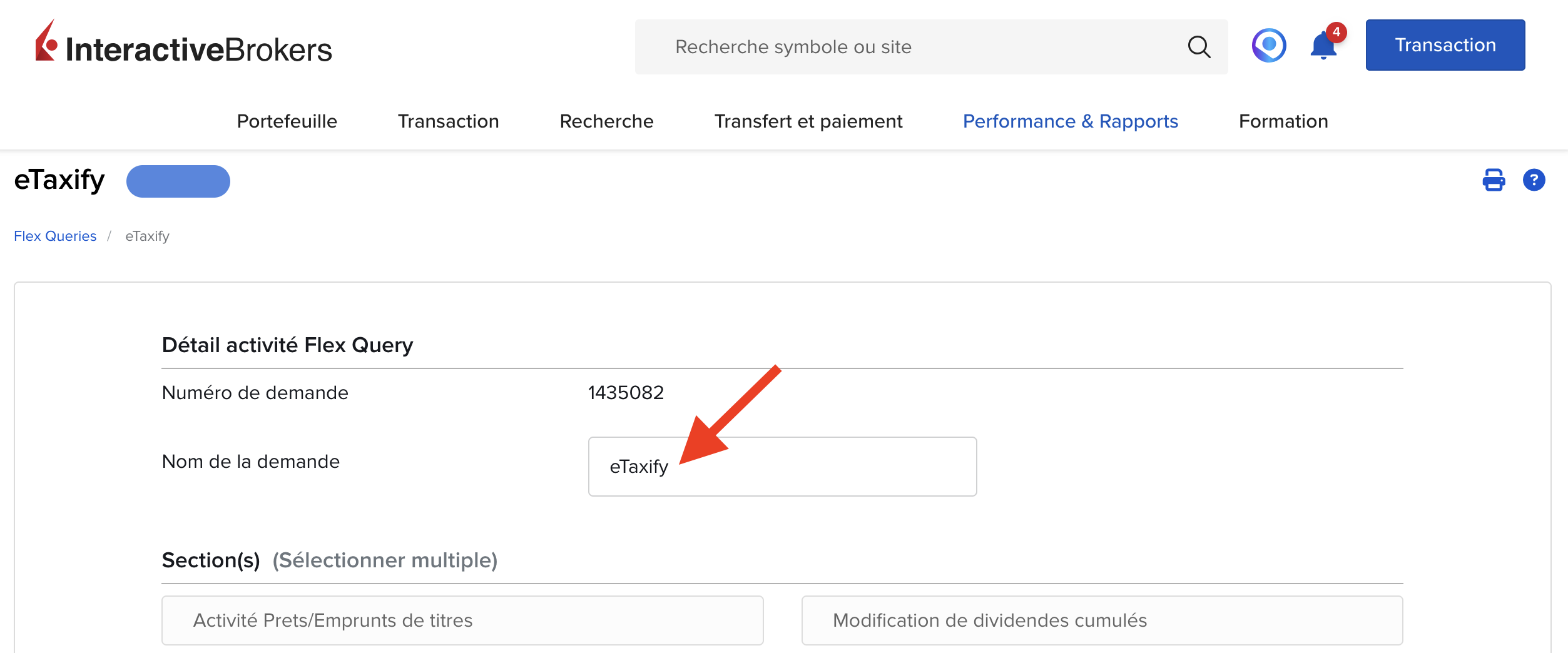 Étape 3 : Nommez votre rapport